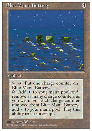 Blue Mana Battery, 4th Edition Blue Mana Battery, 4th Edition