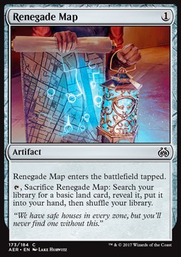 Renegade Map, Aether Revolt Renegade Map, Aether Revolt