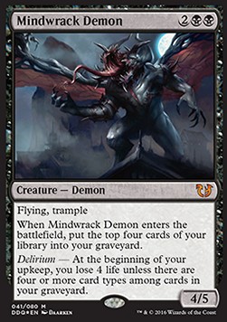 Mindwrack Demon, Blessed vs Cursed Mindwrack Demon, Blessed vs Cursed