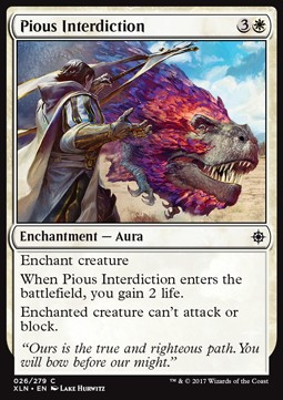 Pious Interdiction, Ixalan Pious Interdiction, Ixalan