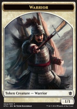Warrior Token, Khans of Tarkir Warrior Token, Khans of Tarkir