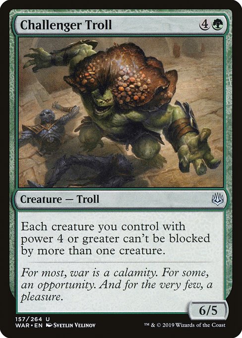 Challenger Troll, War of the Spark Challenger Troll, War of the Spark